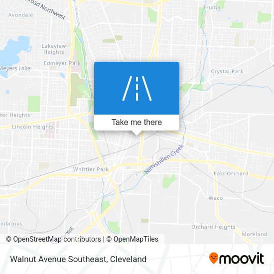 Walnut Avenue Southeast map