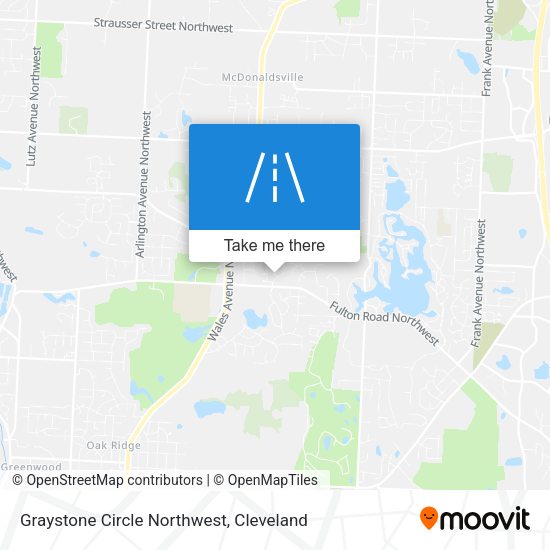 Graystone Circle Northwest map