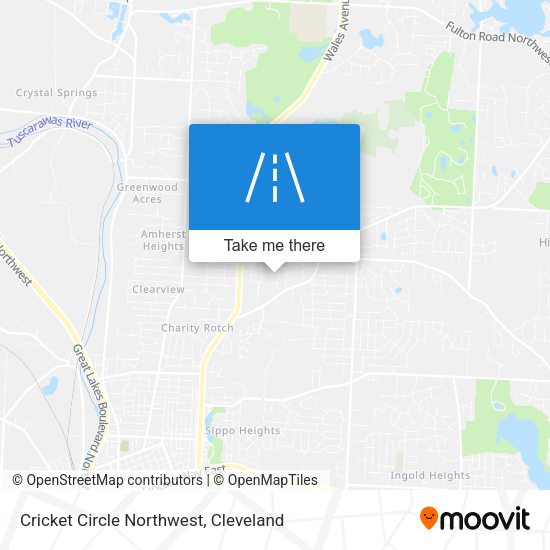 Mapa de Cricket Circle Northwest