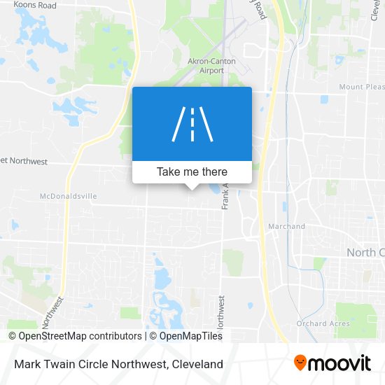 Mapa de Mark Twain Circle Northwest