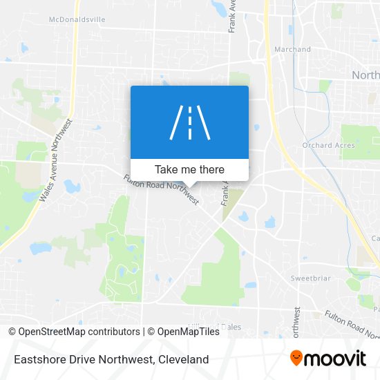 Eastshore Drive Northwest map