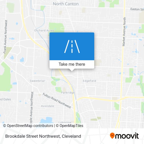 Brookdale Street Northwest map