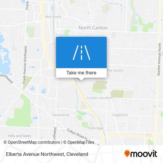 Elberta Avenue Northwest map