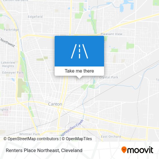 Renters Place Northeast map
