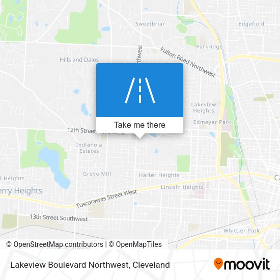 Mapa de Lakeview Boulevard Northwest