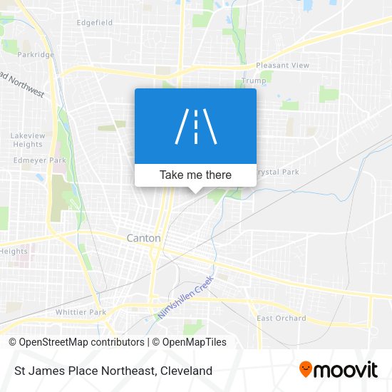 St James Place Northeast map