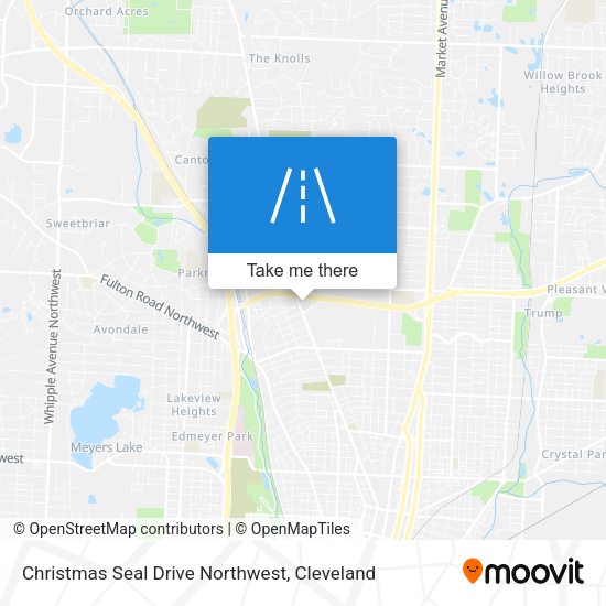 Christmas Seal Drive Northwest map