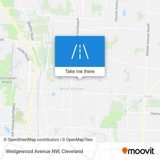 Mapa de Wedgewood Avenue NW