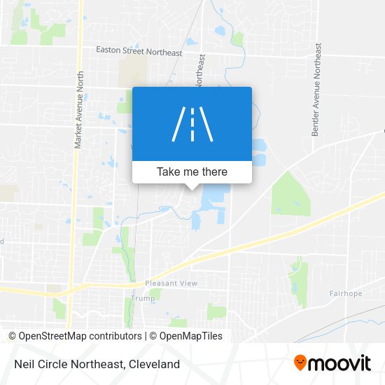 Neil Circle Northeast map