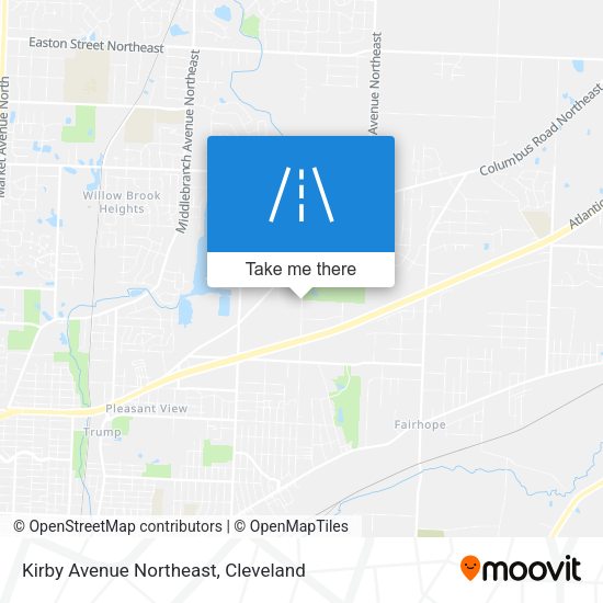 Kirby Avenue Northeast map