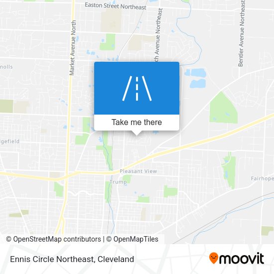 Ennis Circle Northeast map