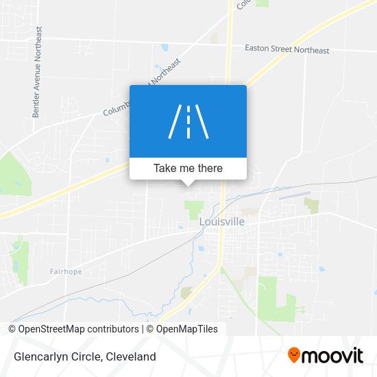 Glencarlyn Circle map