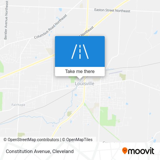 Constitution Avenue map