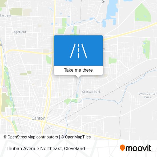 Thuban Avenue Northeast map