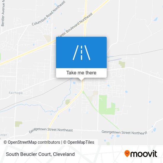 South Beucler Court map