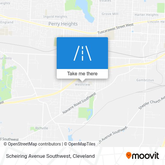 Mapa de Scheiring Avenue Southwest