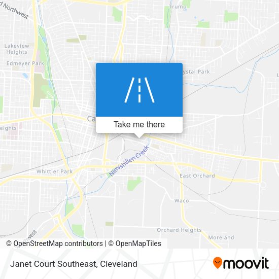 Janet Court Southeast map