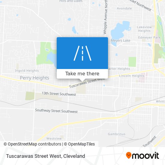 Mapa de Tuscarawas Street West