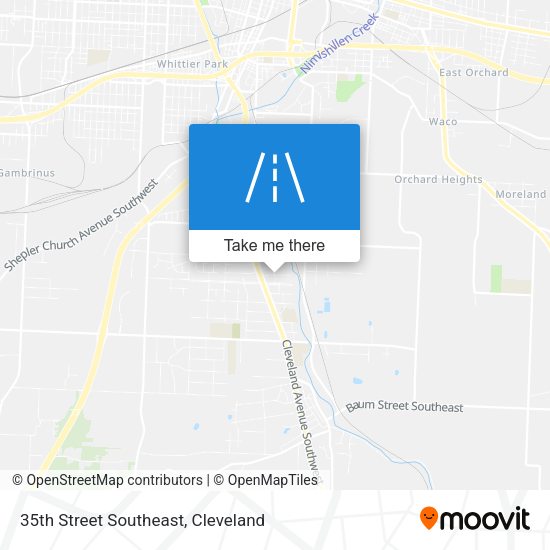 35th Street Southeast map