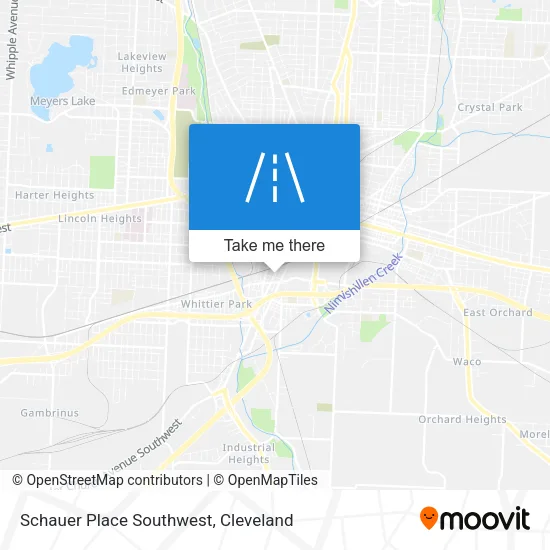 Schauer Place Southwest map