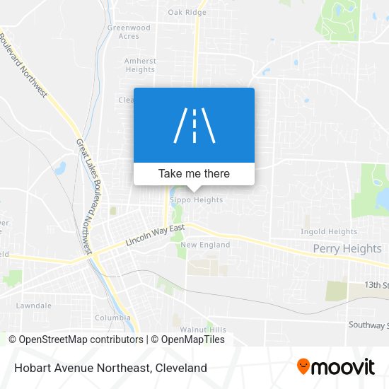 Hobart Avenue Northeast map