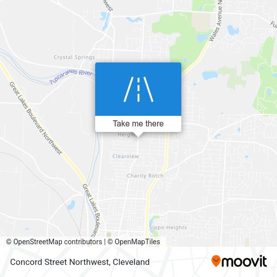 Mapa de Concord Street Northwest
