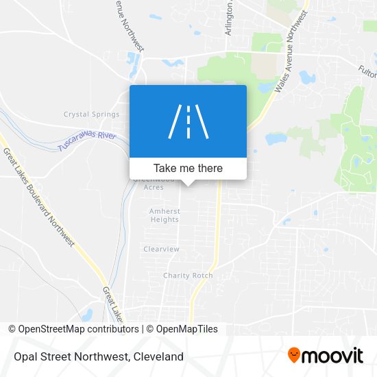 Opal Street Northwest map