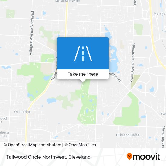 Tallwood Circle Northwest map