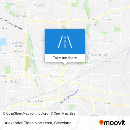 Alexander Place Northeast map