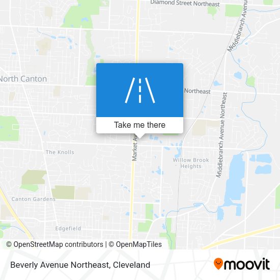 Mapa de Beverly Avenue Northeast