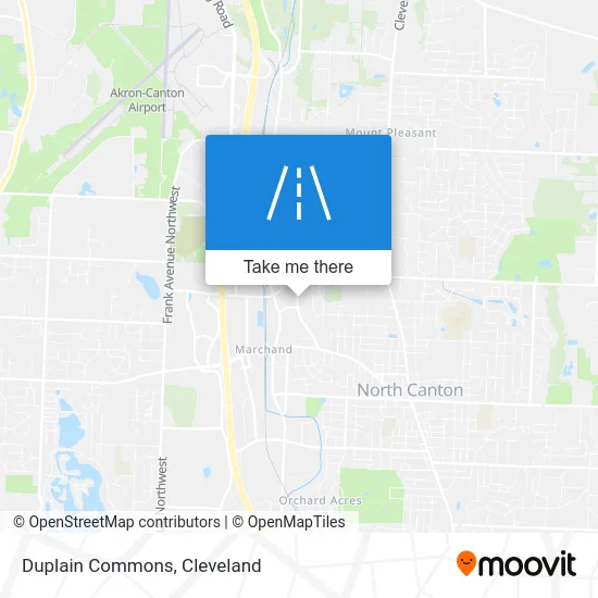 Duplain Commons map