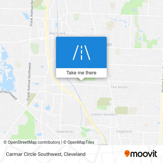 Mapa de Carmar Circle Southwest