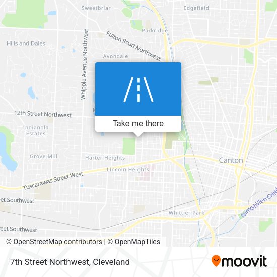 Mapa de 7th Street Northwest
