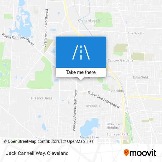Jack Cannell Way map