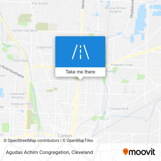 Agudas Achim Congregation map