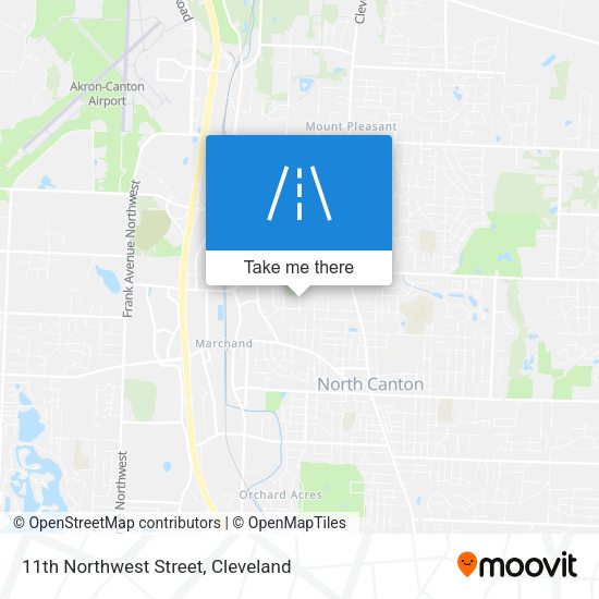 Mapa de 11th Northwest Street