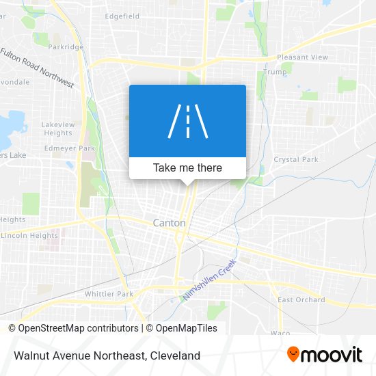 Walnut Avenue Northeast map