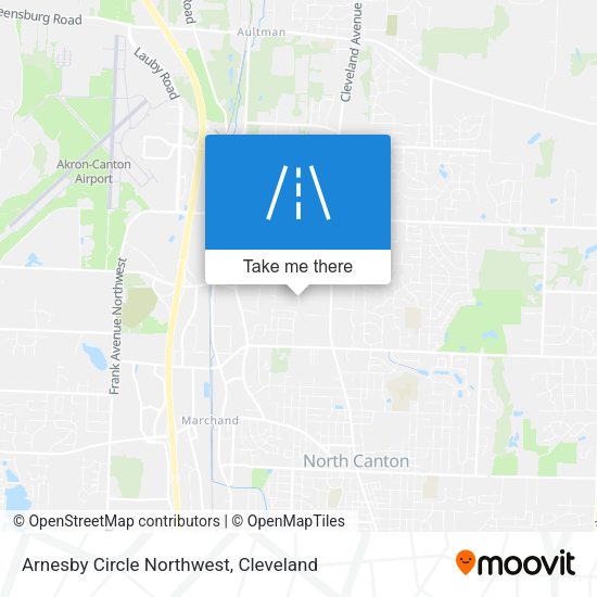 Mapa de Arnesby Circle Northwest