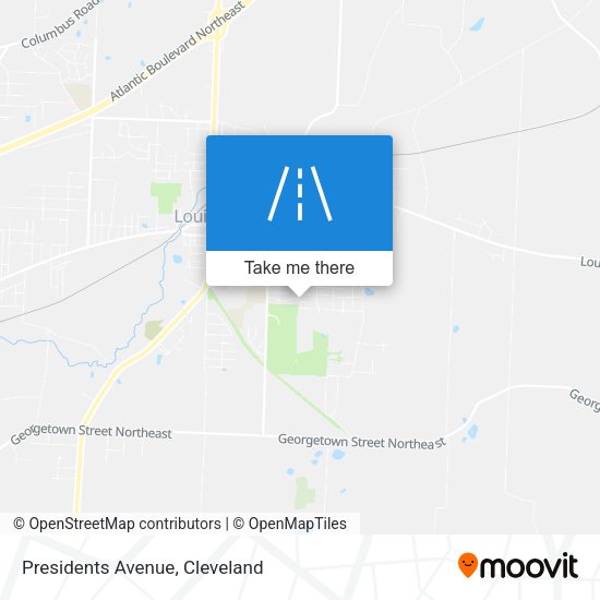 Mapa de Presidents Avenue
