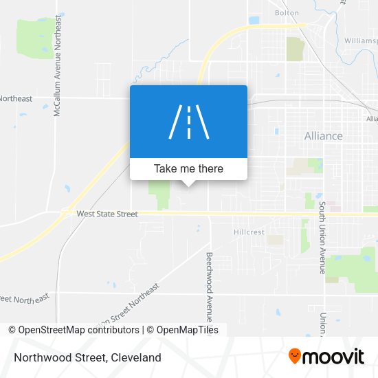 Northwood Street map