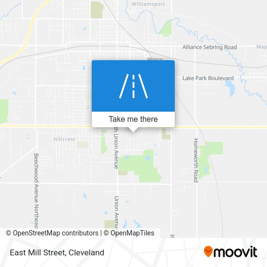 Mapa de East Mill Street
