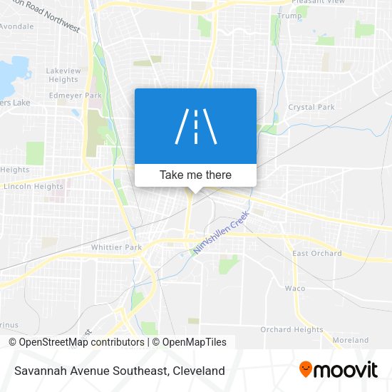 Mapa de Savannah Avenue Southeast