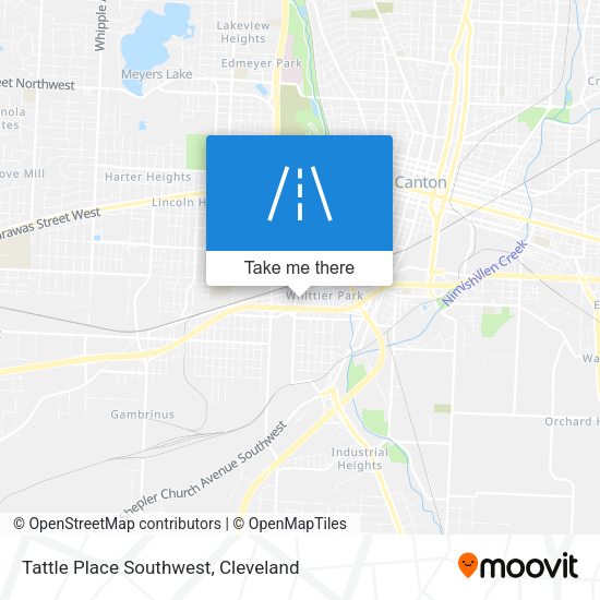 Tattle Place Southwest map