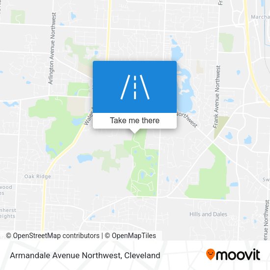 Mapa de Armandale Avenue Northwest