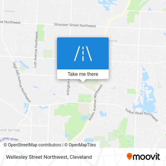Wellesley Street Northwest map