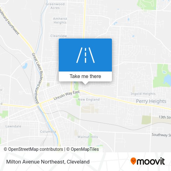 Milton Avenue Northeast map