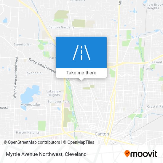 Myrtle Avenue Northwest map