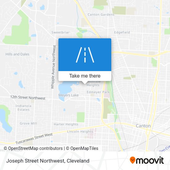 Joseph Street Northwest map