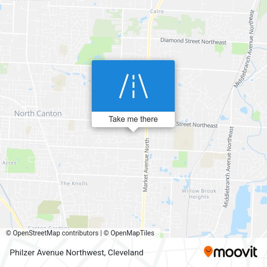 Mapa de Philzer Avenue Northwest