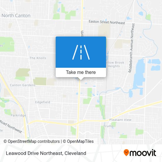 Leawood Drive Northeast map
